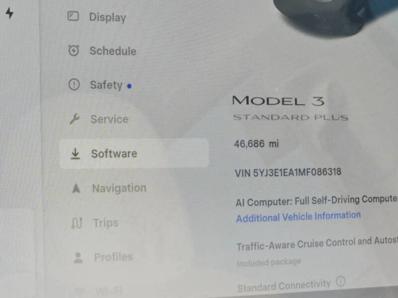 2021 Tesla Model 3 Standard Range Plus