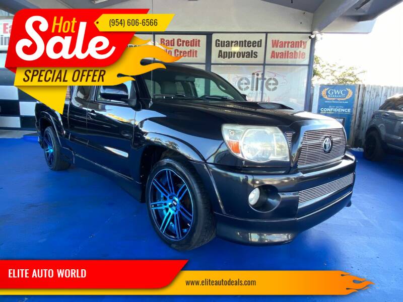 2005 Toyota Tacoma for sale at ELITE AUTO WORLD in Fort Lauderdale FL