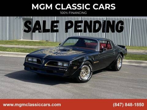 1978 Pontiac Trans Am for sale at TRI STATE AUTO WHOLESALERS-MGM in Elmhurst IL