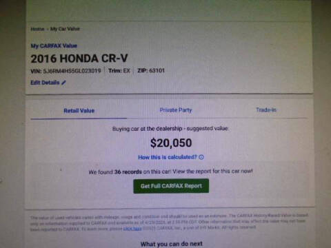 2016 Honda CR-V EX