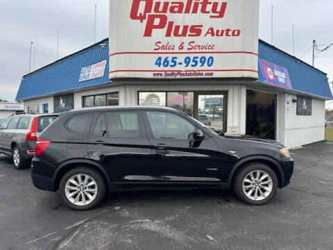 2013 BMW X3 for sale at QUALITY PLUS AUTO SALES AND SERVICE in Green Bay WI