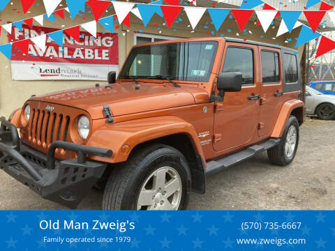 2010 Jeep Wrangler Unlimited for sale at Old Man Zweig's in Plymouth PA