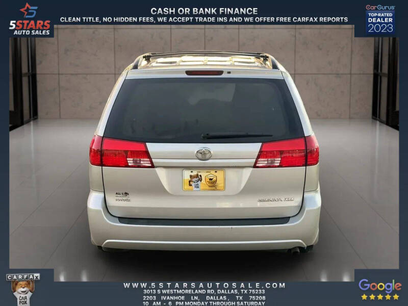 2004 Toyota Sienna XLE Limited 7 Passenger