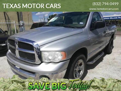2005 Dodge Ram Pickup 1500 for sale at TEXAS MOTOR CARS in Houston TX