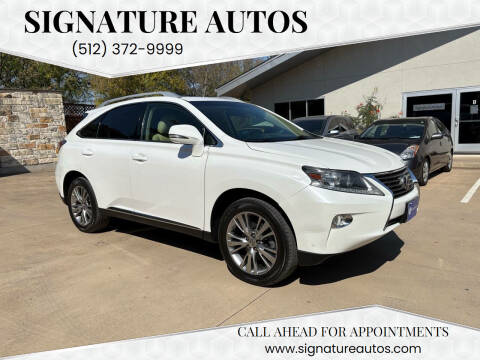 2014 Lexus RX 350 for sale at Signature Autos in Austin TX