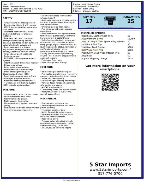2011 Mercedes-Benz E-Class E 350