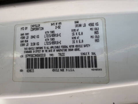 1992 Dodge RAM 350