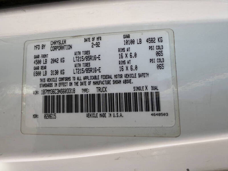 1992 Dodge RAM 350