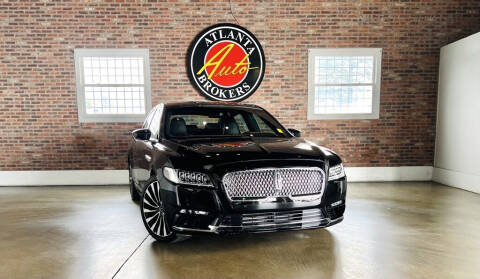 2018 Lincoln Continental for sale at Atlanta Auto Brokers in Marietta GA