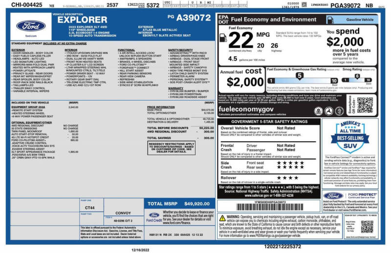 2023 Ford Explorer XLT