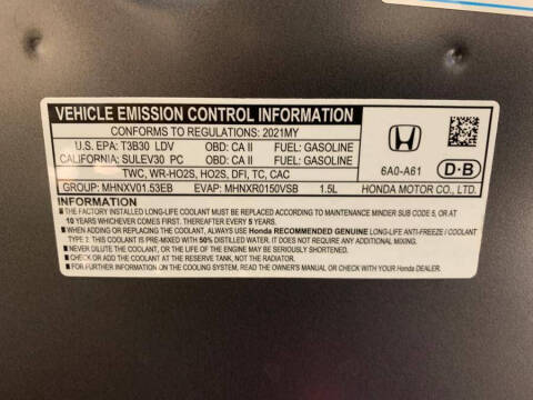 2021 Honda Accord EX-L