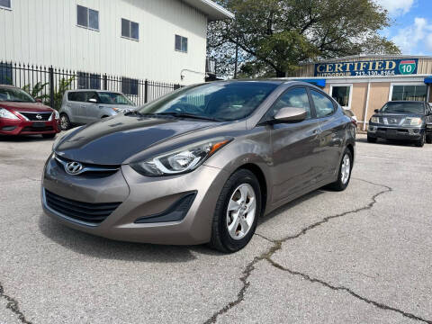 2014 Hyundai Elantra for sale at CERTIFIED AUTO GROUP in Houston TX