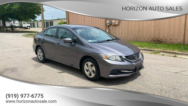 2015 Honda Civic for sale at Horizon Auto Sales in Raleigh NC