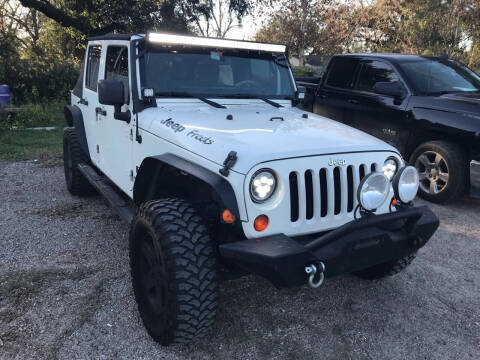 2009 Jeep Wrangler Unlimited for sale at Texas Luxury Auto in Houston TX