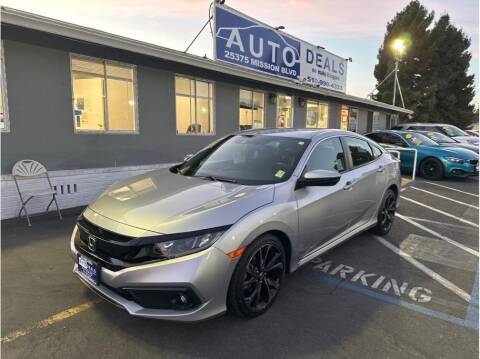 2020 Honda Civic for sale at AutoDeals in Hayward CA