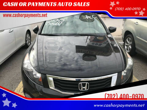 2009 Honda Accord for sale at CASH OR PAYMENTS AUTO SALES in Las Vegas NV