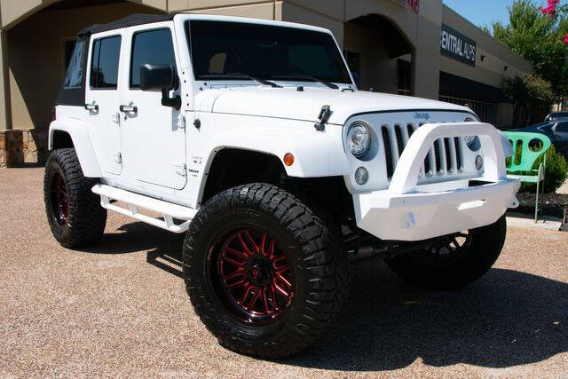2018 Jeep Wrangler JK Unlimited for sale at Mcandrew Motors in Arlington TX