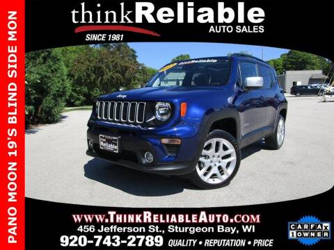 2021 Jeep Renegade for sale at RELIABLE AUTOMOBILE SALES, INC in Sturgeon Bay WI