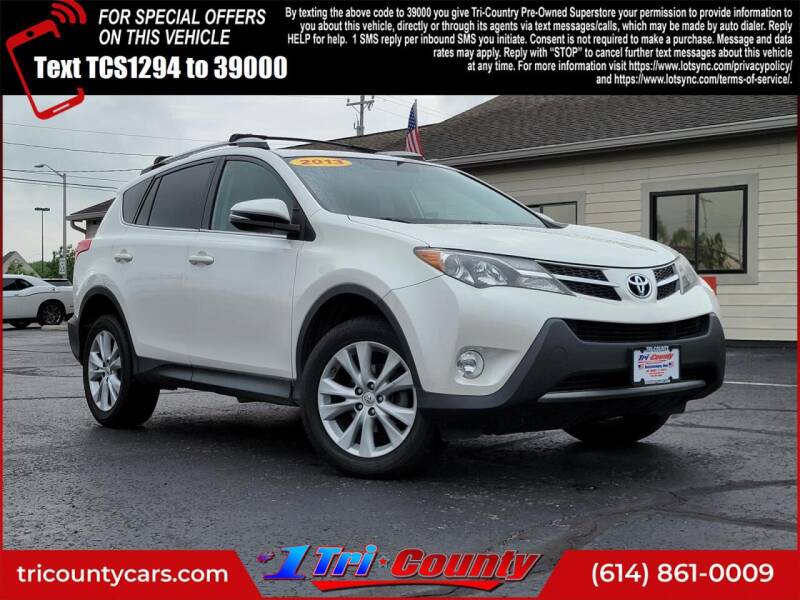 2013 Toyota RAV4 for sale at Tri-County Pre-Owned Superstore in Reynoldsburg OH