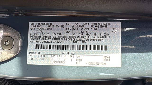 2026 Ford Escape Active