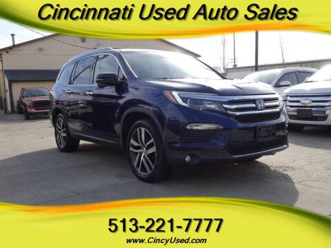 2017 Honda Pilot for sale at Cincinnati Used Auto Sales in Cincinnati OH