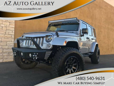 2015 Jeep Wrangler Unlimited for sale at AZ Auto Gallery in Mesa AZ