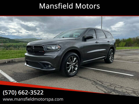 2015 Dodge Durango for sale at Mansfield Motors in Mansfield PA