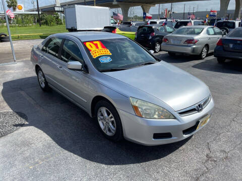 2006 Honda Accord for sale at Texas 1 Auto Finance in Kemah TX