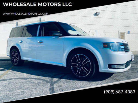 2015 Ford Flex for sale at WHOLESALE MOTORS LLC in Riverside CA