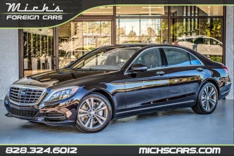 2016 Mercedes-Benz S-Class for sale at Mich's Foreign Cars in Hickory NC