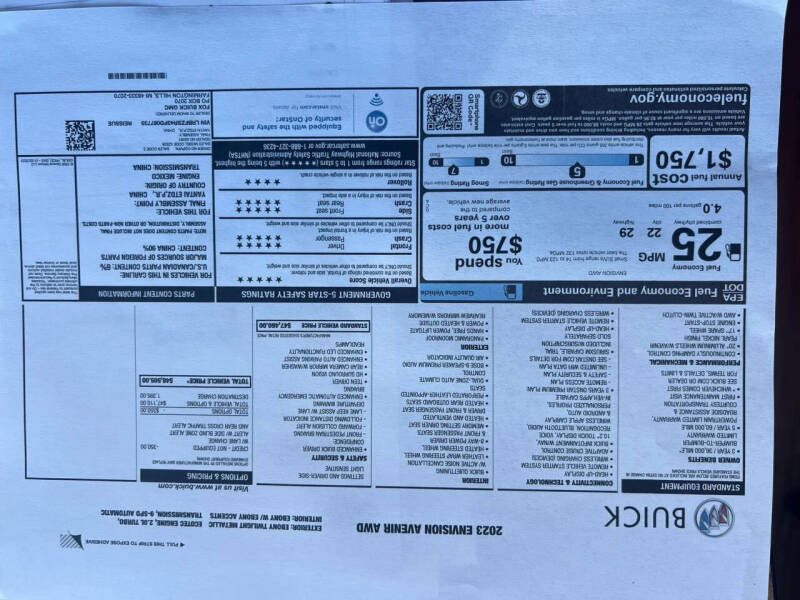 2023 Buick Envision Avenir