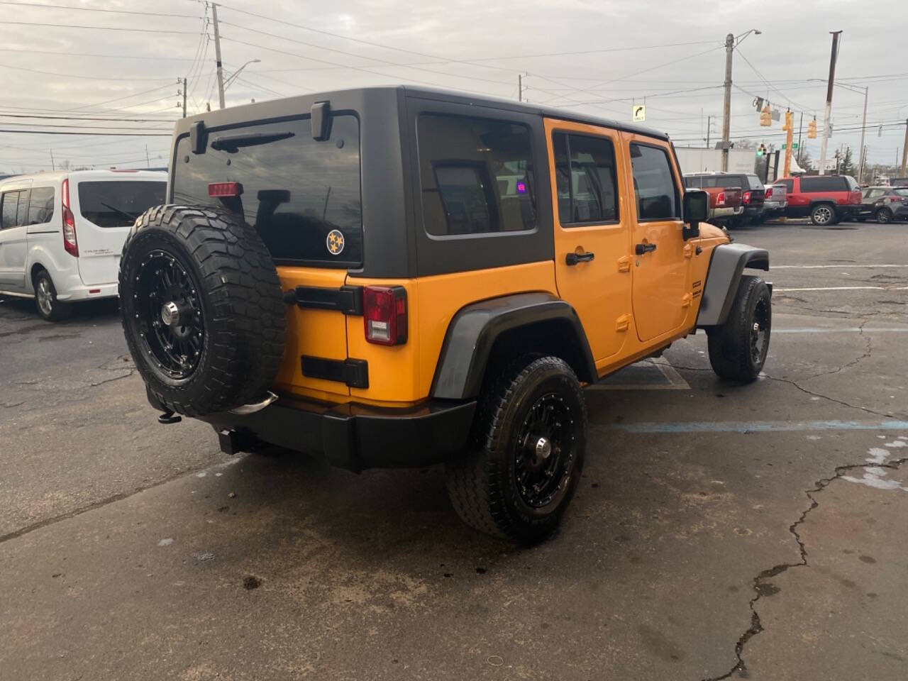 2012 Jeep Wrangler Unlimited for sale at Post Rd Motors in Indianapolis, IN