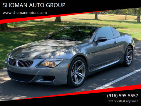 2008 BMW M6 for sale at SHOMAN AUTO GROUP in Davis CA