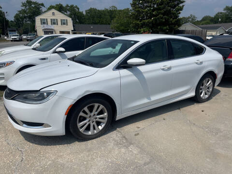 2016 Chrysler 200 for sale at LAURINBURG AUTO SALES in Laurinburg NC