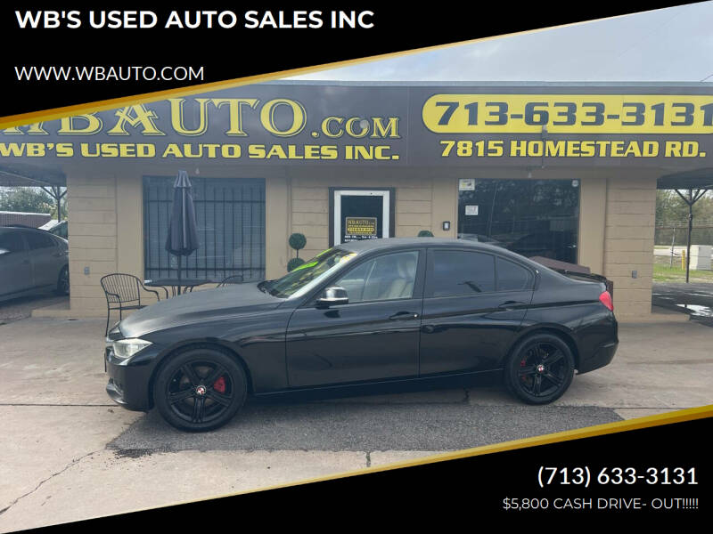 2014 BMW 3 Series for sale at WB'S USED AUTO SALES INC in Houston TX