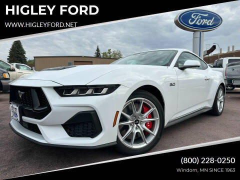 2024 Ford Mustang for sale at HIGLEY FORD in Windom MN