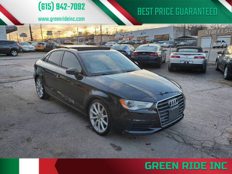 2016 Audi A3 for sale at Green Ride Inc in Nashville TN