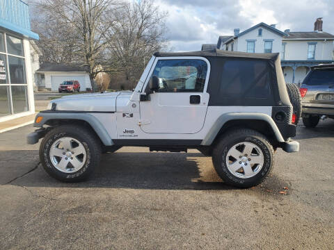 2005 Jeep Wrangler for sale at ELLENBURG MOTORS LLC in Franklin OH