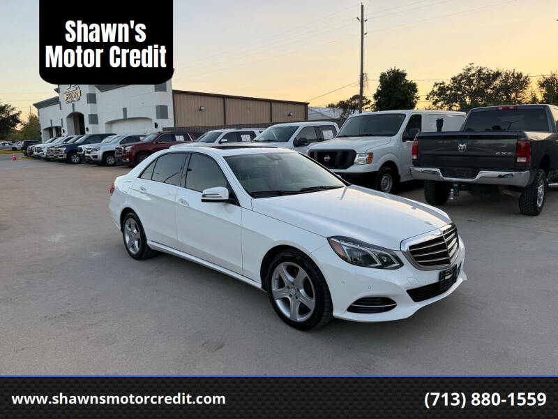 2014 Mercedes-Benz E-Class for sale at Shawn's Motor Credit in Houston TX