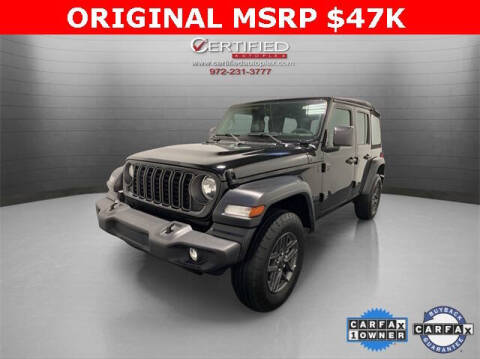 2024 Jeep Wrangler for sale at CERTIFIED AUTOPLEX INC in Dallas TX