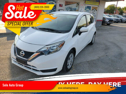 2018 Nissan Versa Note for sale at Solo Auto Group in Mckinney TX