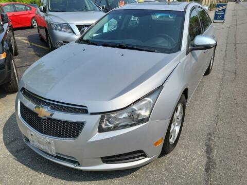 2013 Chevrolet Cruze for sale at Howe's Auto Sales in Lowell MA