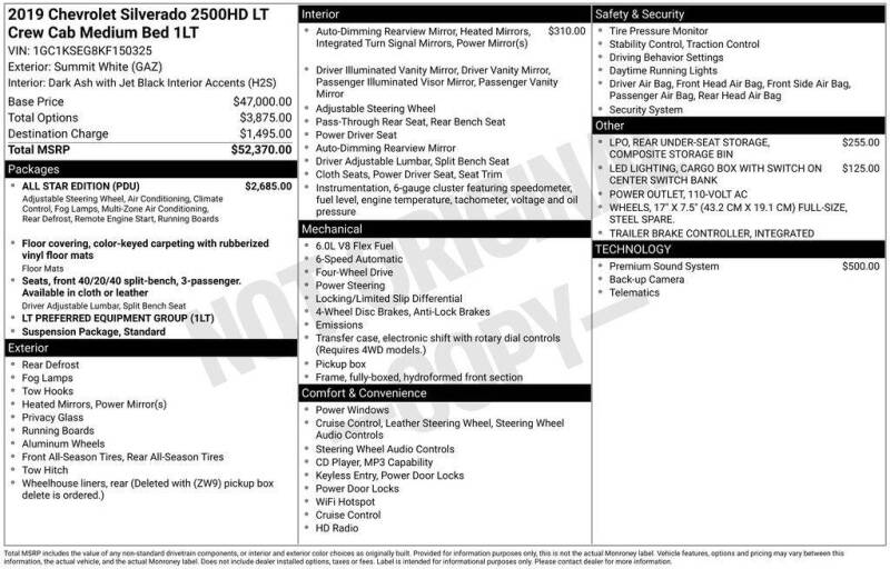 2019 Chevrolet Silverado 2500HD