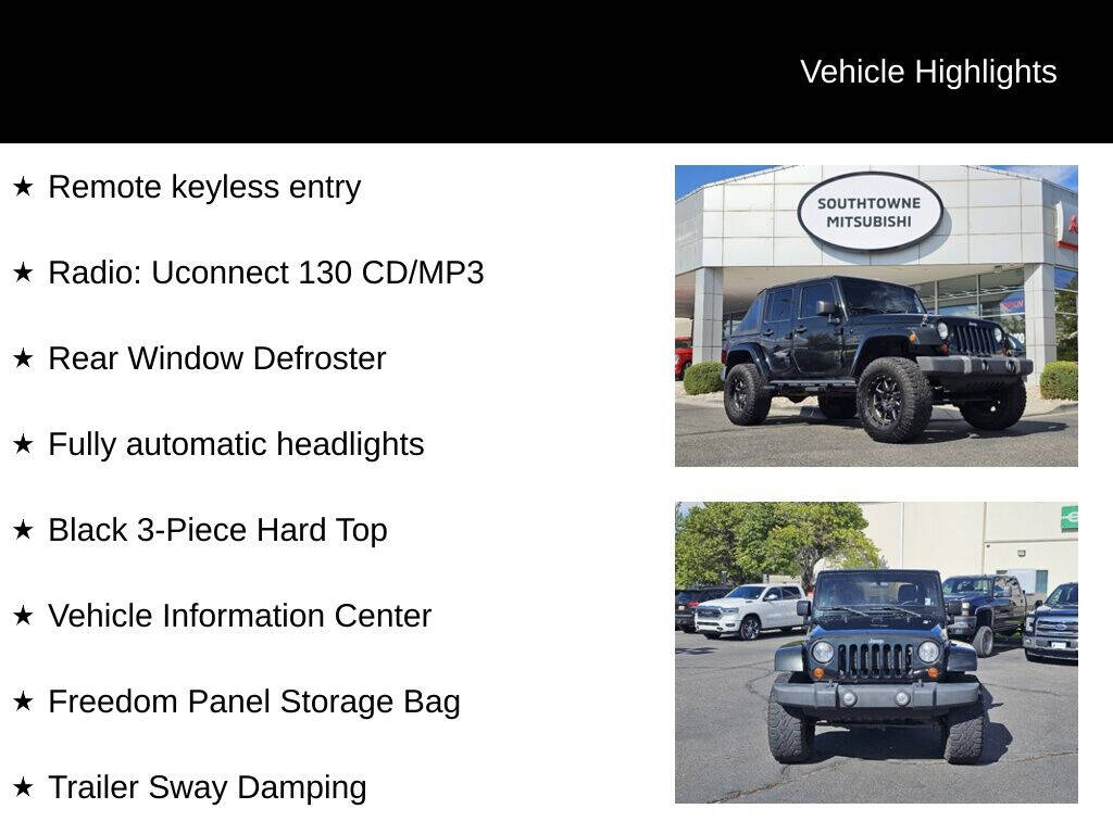 2012 Jeep Wrangler Unlimited for sale at Axio Auto Boise in Boise, ID