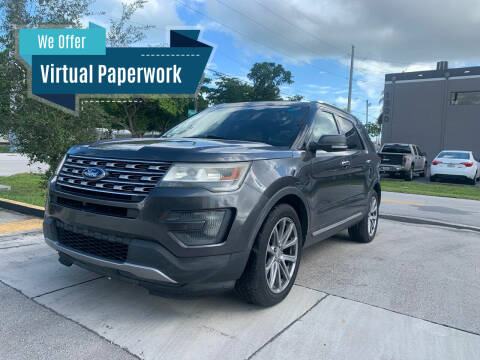 2016 Ford Explorer for sale at AUTO BURGOS in Hollywood FL