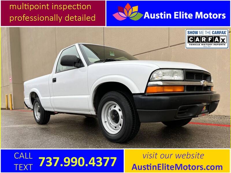 2003 Chevrolet S-10 for sale at Austin Elite Motors in Austin TX
