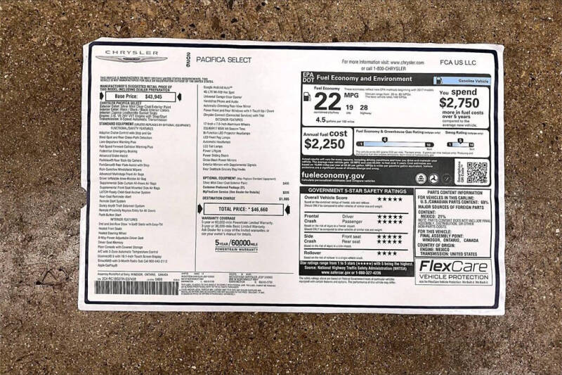 2026 Chrysler Pacifica Select