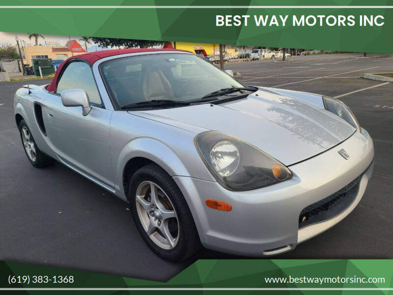 2002 Toyota MR2 Spyder for sale at BEST WAY MOTORS INC in San Diego CA