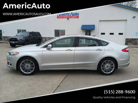 2016 Ford Fusion for sale at AmericAuto in Des Moines IA