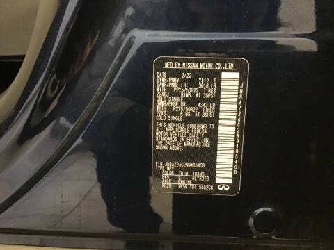 2022 Infiniti QX80 Premium Select